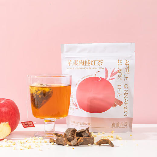 【秒杀】喜善花房茶包袋泡水果茶组合（苹果肉桂5g*7+玉米须茶5g*7+青瓜绿茶3g*7+桂花乌龙3g*7） 商品图1