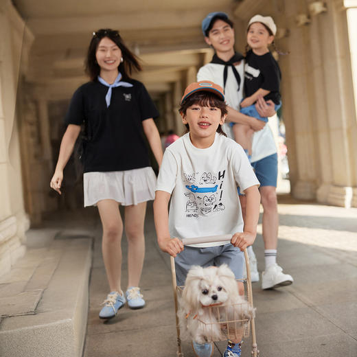 【吸湿速干 儿童款】迷你巴拉儿童凉感抑菌T恤夏季新款亲子轻薄短袖T 商品图4