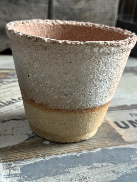 粗陶手工 艺术花盆 四色可选，花盆底部有眼 花盆高度12厘米 口径13厘米 商品图5