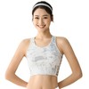 美愫夏季新款运动内衣女时尚修身运动背心式文胸印花镂空美背文胸 商品缩略图4