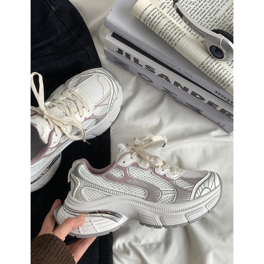 【YW】无忧购韩版休闲高帮网面舒适透气百搭老爹鞋MIS-3359（截单后7天发货) 商品图10