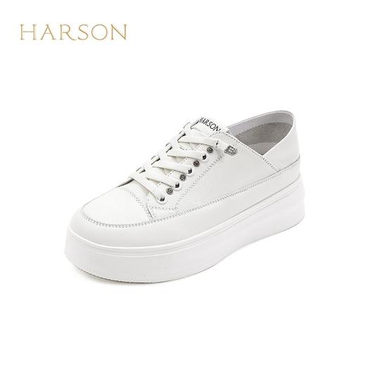 2楼哈森HCS250302小白鞋HARSON女鞋（新百购） 商品图0