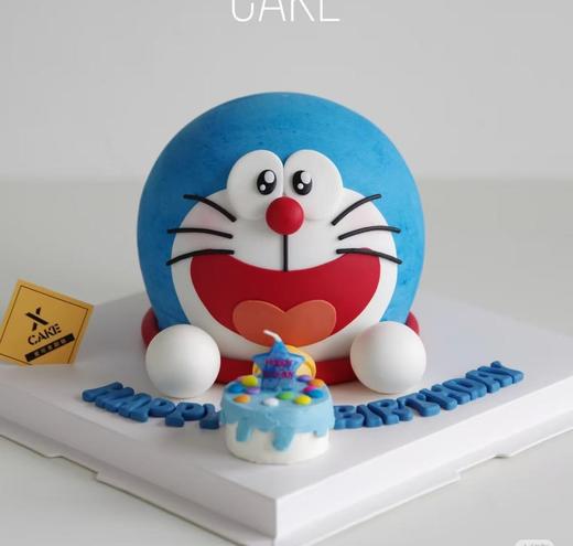 【臻品系列】--【立体哆A啦梦】送男孩、老公、兄弟生日蛋糕 商品图0