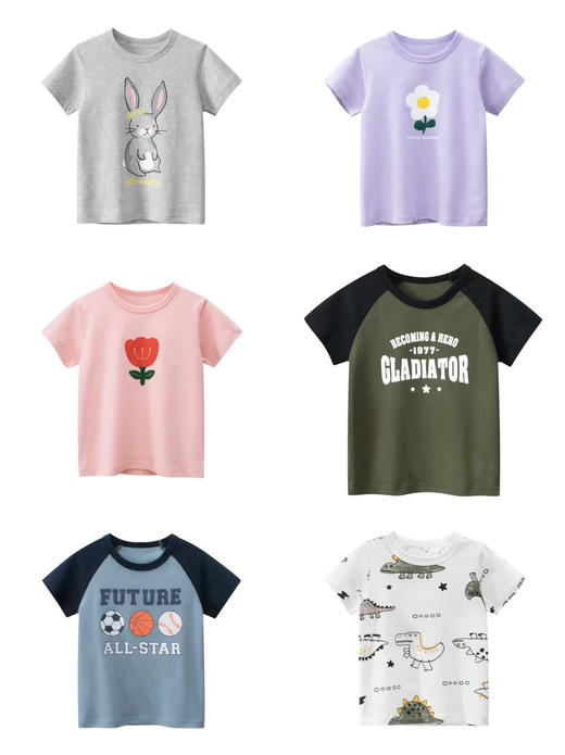 【备上10件都不嫌多】外贸余单 品质非常的优的长袖T恤 A类全棉面料 印花缤纷环保 超高性价比儿童长袖上衣 宝妈必备 商品图5