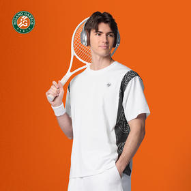 罗兰加洛斯法网运动T恤网球短袖网球服夏季新款男速干撞色上衣