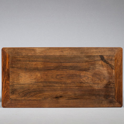 清 红木束腰马蹄腿拐子纹半桌（一对） 商品图2