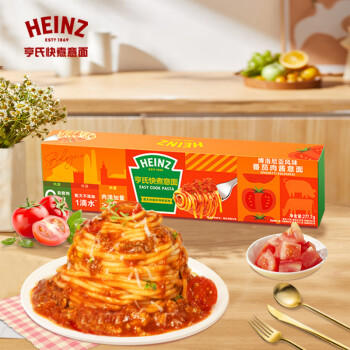 亨氏意面 博洛尼亚风味番茄肉酱意面277g*1盒装方便速食面条 /粮油调味 /意大利面 /速食意大利面 商品图5