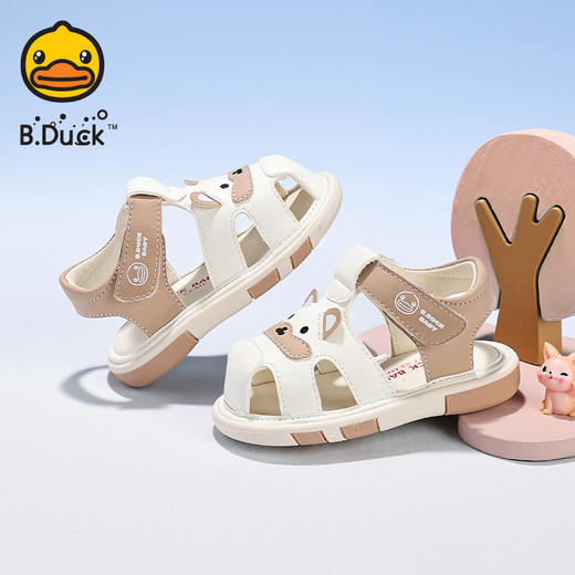 B.Duck小黄鸭童鞋夏季儿童凉鞋18-23 BY2686815 商品图5