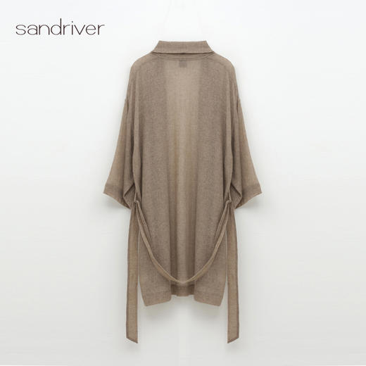 青果领落肩袖睡袍SJF97W220N 商品图3