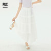 P&X设计师2025夏季蛋糕裙芭蕾风温柔半身长裙825207333 白色 商品缩略图3