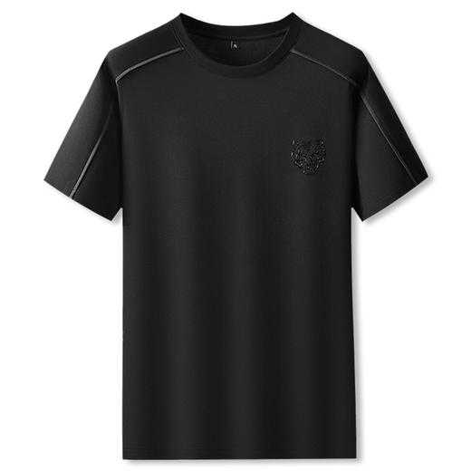 【棉质】【DPF】大依优型大码短袖T恤圆领肥佬时尚休闲老虎印花半袖衫夏季加肥加大插肩男士胖子上衣 商品图4