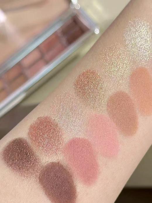 韩国3CE三熹玉12色眼影盘杏粉盘新品MONTION FRAME 新款柔雾奶茶杏粉 商品图1