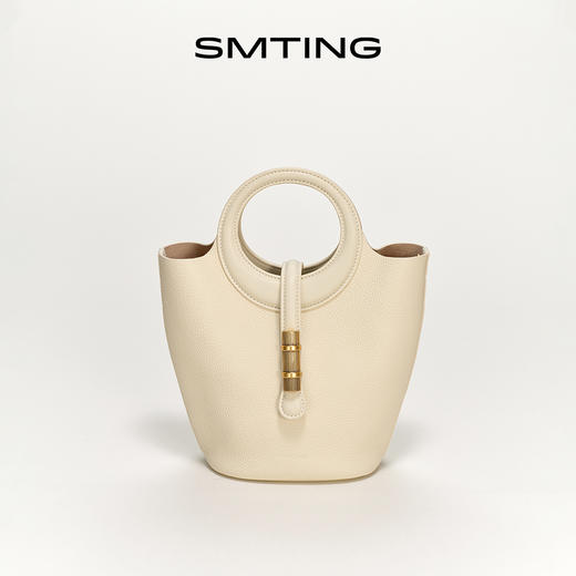 9570西木汀 歌德 新款小包菜篮子包包女款手提斜挎小众真皮水桶包RJ023 商品图3