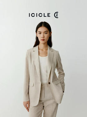 【4月10日 下午14:00 秒杀】小禾 春夏都可以穿的 亚麻平纹布 西服外套