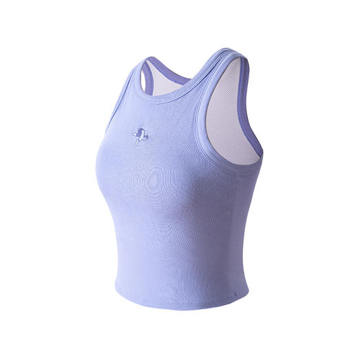 美愫瑜伽服上无袖背心女短款时尚运动健身工字透气休闲健身服T桖 商品图4