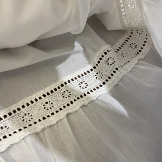 不挑人的法式浪漫！！2025高腰显瘦白色蕾丝花边A字半身裙女春夏款！ 商品图3