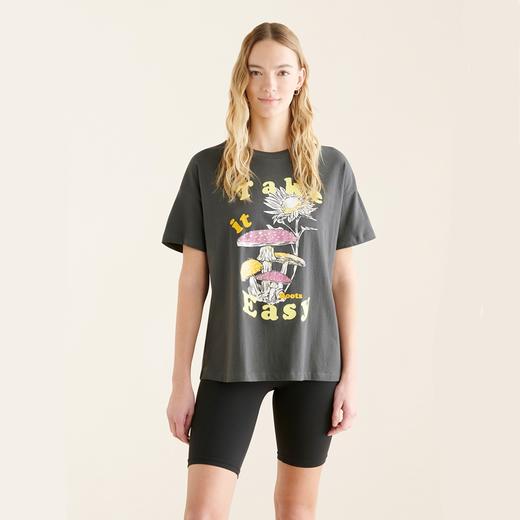 【2件9折】【ROOTS】女式休闲短袖T恤 商品图0