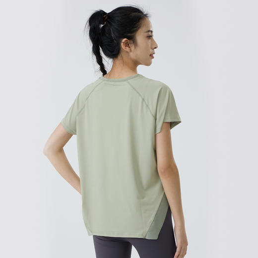【路路精选】瑜伽服女健身短袖透气速干吸湿排汗户外跑步休闲运动宽松健身服 商品图2
