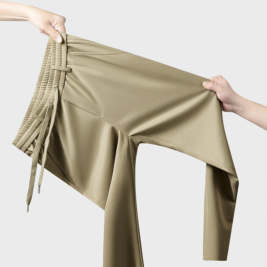 【DDP】大依优型大码休闲裤夏季薄款速干男加大码松紧腰直筒裤子胖哥宽松 商品图0