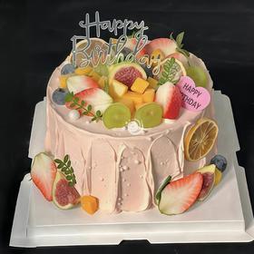 『粉色浪漫』粉嫩精致甜蜜水果蛋糕
