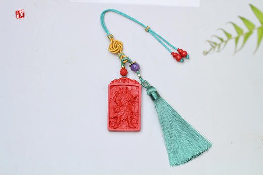 【武财神】朱砂挂饰（车挂、屋内挂饰） 商品图2