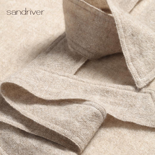 青果领落肩袖睡袍SJF97W220N 商品图1