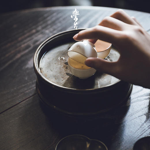 娜家潮壶承 中式手工复古纯锡储水式 商品图1