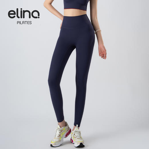 一恋•普拉提 2025春季新款无T线高腰裸感跑步健身裤带口袋瑜伽长裤EMM218 商品图7