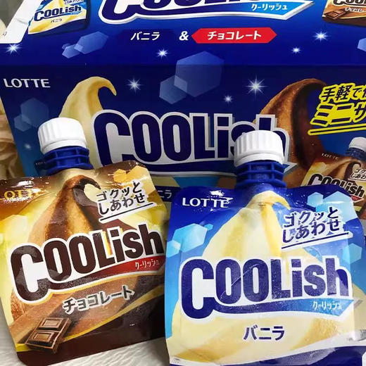 乐天双味吸吸冰（香草+巧克力）480ml 商品图0