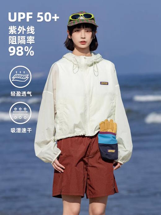 早乙女惠子saotome/STMWT252124/蝙蝠袖短款连帽防晒衣 商品图1