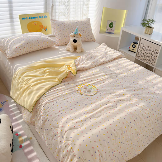 A类泡泡纱夏凉被、舒适体感、皱皱沙亲肤夏被—— 商品图6