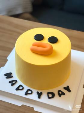 【优品系列】--【小黄鸭】送男士、男孩生日蛋糕