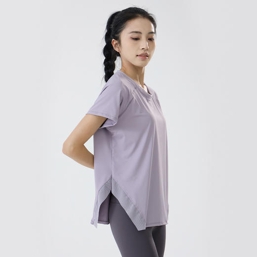 【路路精选】瑜伽服女健身短袖透气速干吸湿排汗户外跑步休闲运动宽松健身服 商品图1