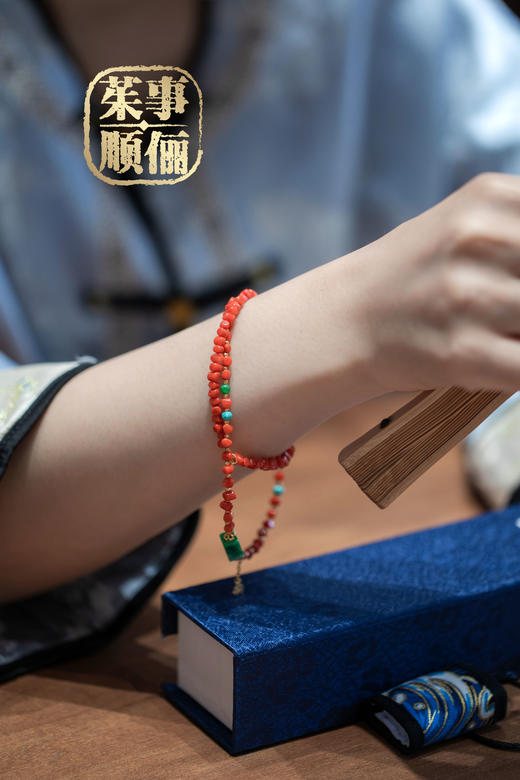 【茱事顺俪】18K黄金天然红项链 商品图8