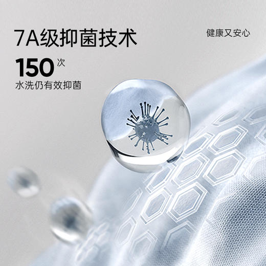 洁丽雅7A抑菌床笠单件防水床罩席梦思床垫保护罩床套罩 商品图4