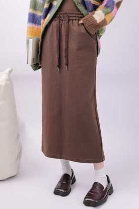 3BAR045432#高腰A字半身长裙