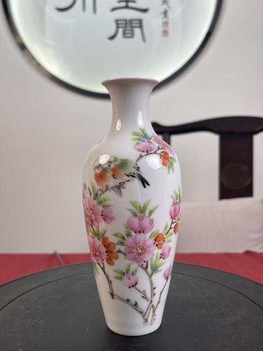 水点桃花瓷瓶 商品图0