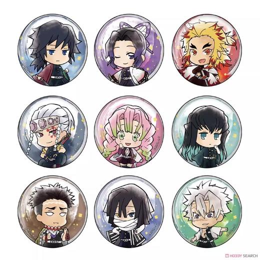 鬼灭之刃 花鸟风月 吧唧 徽章 vol.2 9包/盒 谷子 商品图0