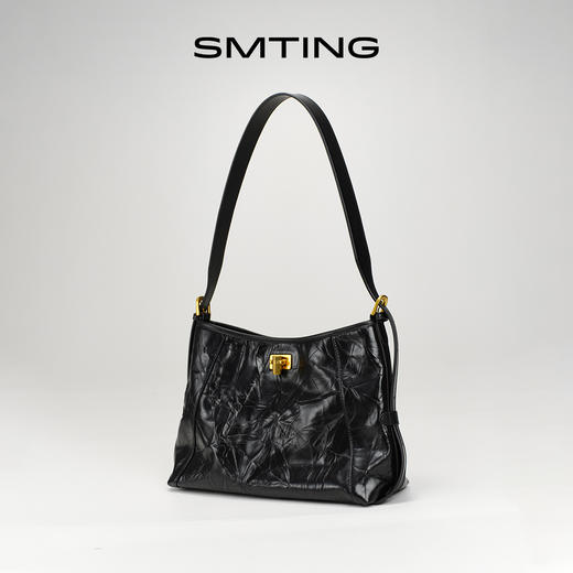 9571西木汀 半岛 新款头层牛皮托特包女hobo包包大容量单肩斜挎包RJ023 商品图2