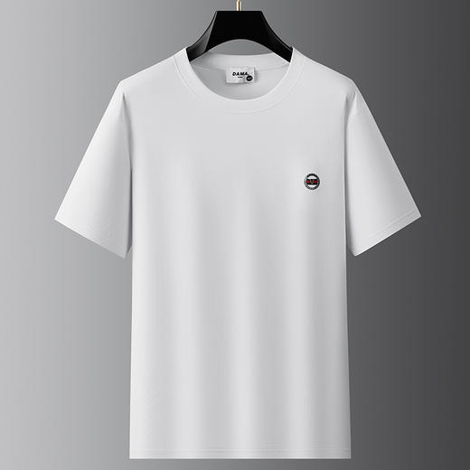 【精梳棉】【DX】大依优型大码短袖T恤肥佬圆领精梳棉夏季新款男士加肥大码休闲半袖胖子上衣 商品图1