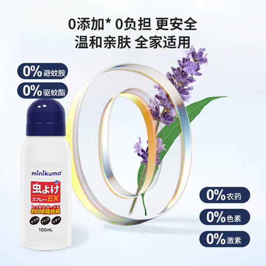 minikuma日本迷你熊驱蚊喷雾新款（迷你小巧、随身携带、驱赶蚊虫、防止叮咬、8小时长效呵护） 商品图4