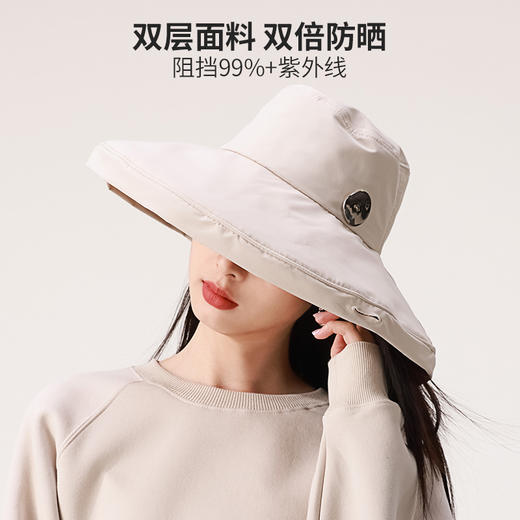 Chrissie Morris 颗里“盐系”大帽檐渔夫帽【YW】 商品图1