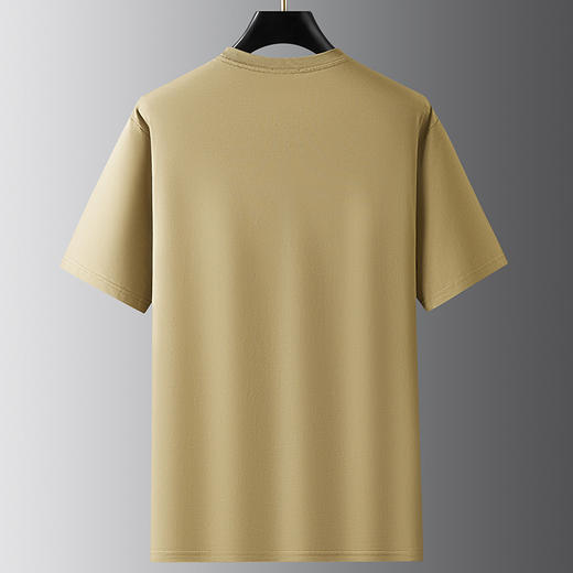 【DX】大依优型大码短袖T恤圆领体恤休闲精梳棉打底衫夏季胖子宽松上衣男士 商品图4