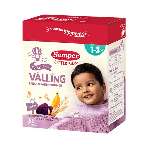 [瑞典]森宝谷物奶粉725g. Semper Fullk Valling 725g 商品图2