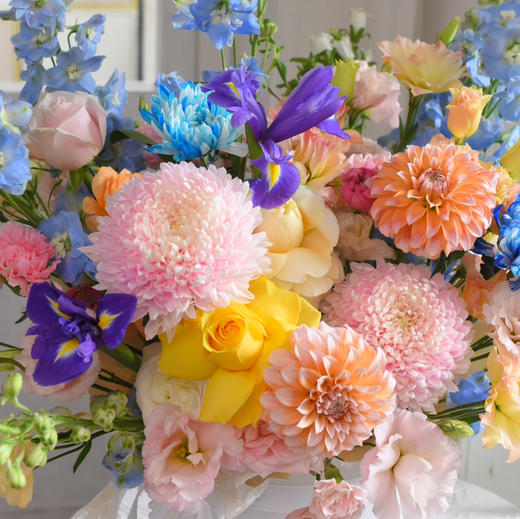 《缤纷女王》牡丹菊奶油桃子大飞燕抱抱桶 商品图6