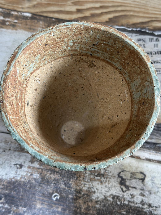 手工 粗陶艺术盆 无眼 可插鲜切花 四个颜色可选 高度16厘米 口径14厘米 商品图5