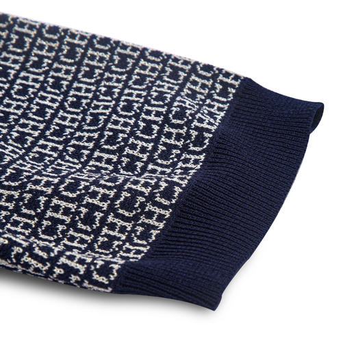 CHCH2025春夏新品女士夏季针织短袖薄T恤女性O领蝴蝶结设计时尚针织上衣 商品图4