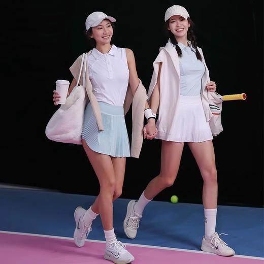 跃牌【洛水之神系列】高尔夫前纽扣翻领瑜伽服女夏季速干跑步运动背心756 商品图3