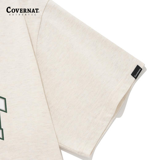 【限时秒杀】Covernat短袖T恤Big College C珠串上衣短袖潮CO2302ST05 商品图7