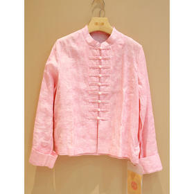 【抖音专属】立领小衫（23710155-粉米）